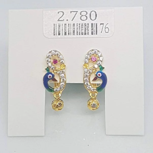 Gold Diamond Earring Bali 2.780 g 18kt