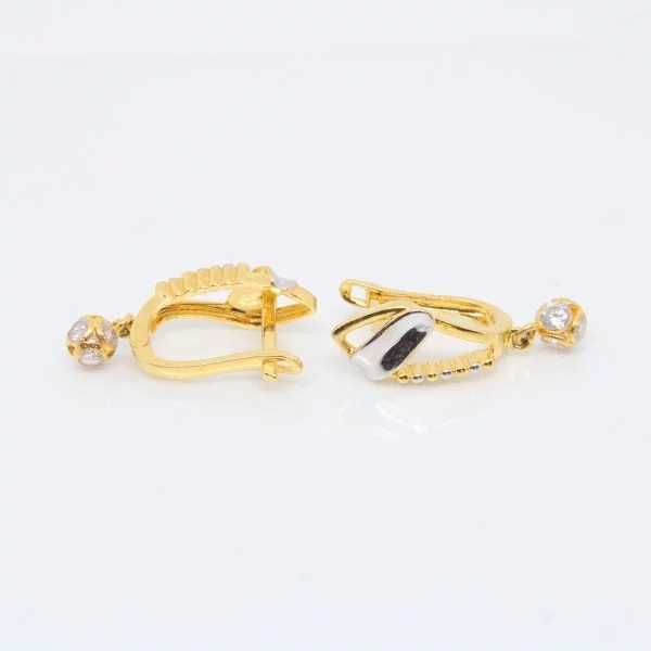 Earring Plain Gold Bali 2.900 g 18kt