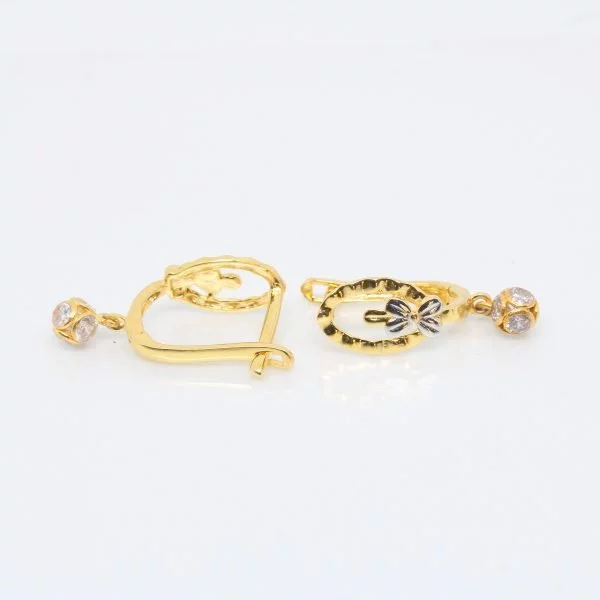 Earring Plain Gold Bali 2.370 g 18kt