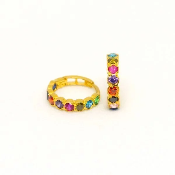 Multi Color Round Zigzag bali 0.550 g