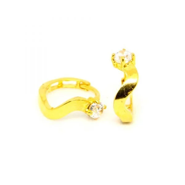 Plain Gold Bali 0.730 g 18 kt