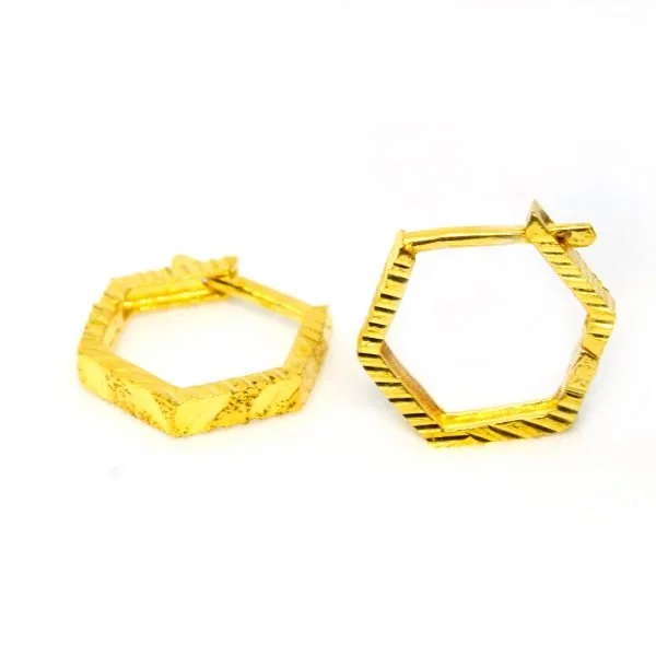 Plain Gold Bali 0.630 g 18 kt