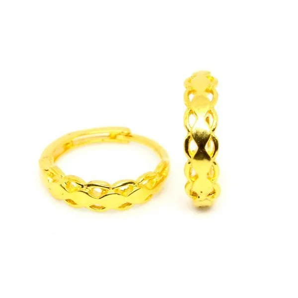 Plain Gold Bali 0.980 g 18 kt