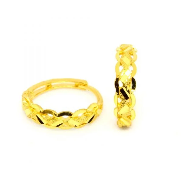 Plain Gold Bali 0.980 g 18 kt