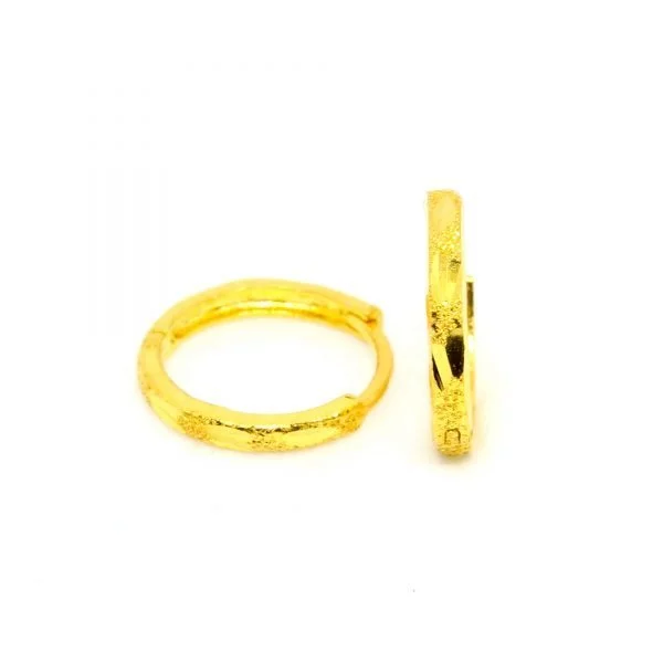 Plain Gold Bali 0.660 g light weight 18 kt