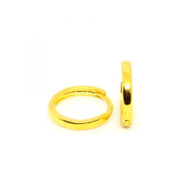 Plain Gold Bali 0.570 g light weight 18 kt