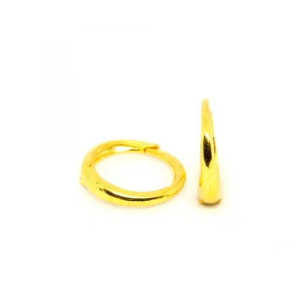 Plain Gold Bali 0.530 g light weight 18 kt