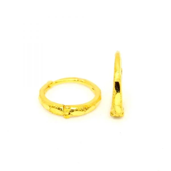 Plain Gold Bali 0.600 g light weight 18 kt