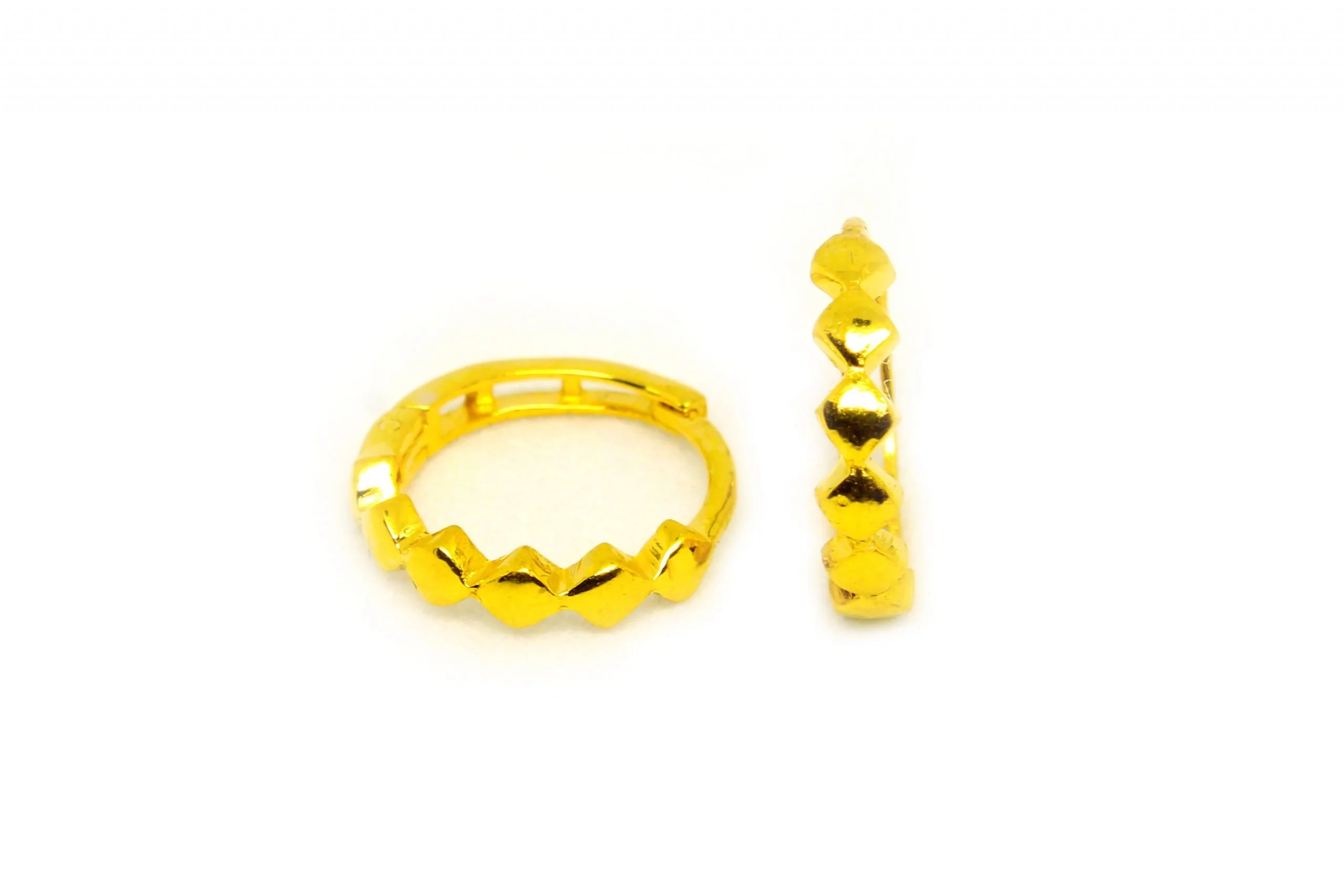Plain Gold Bali 0.970 g 18 kt