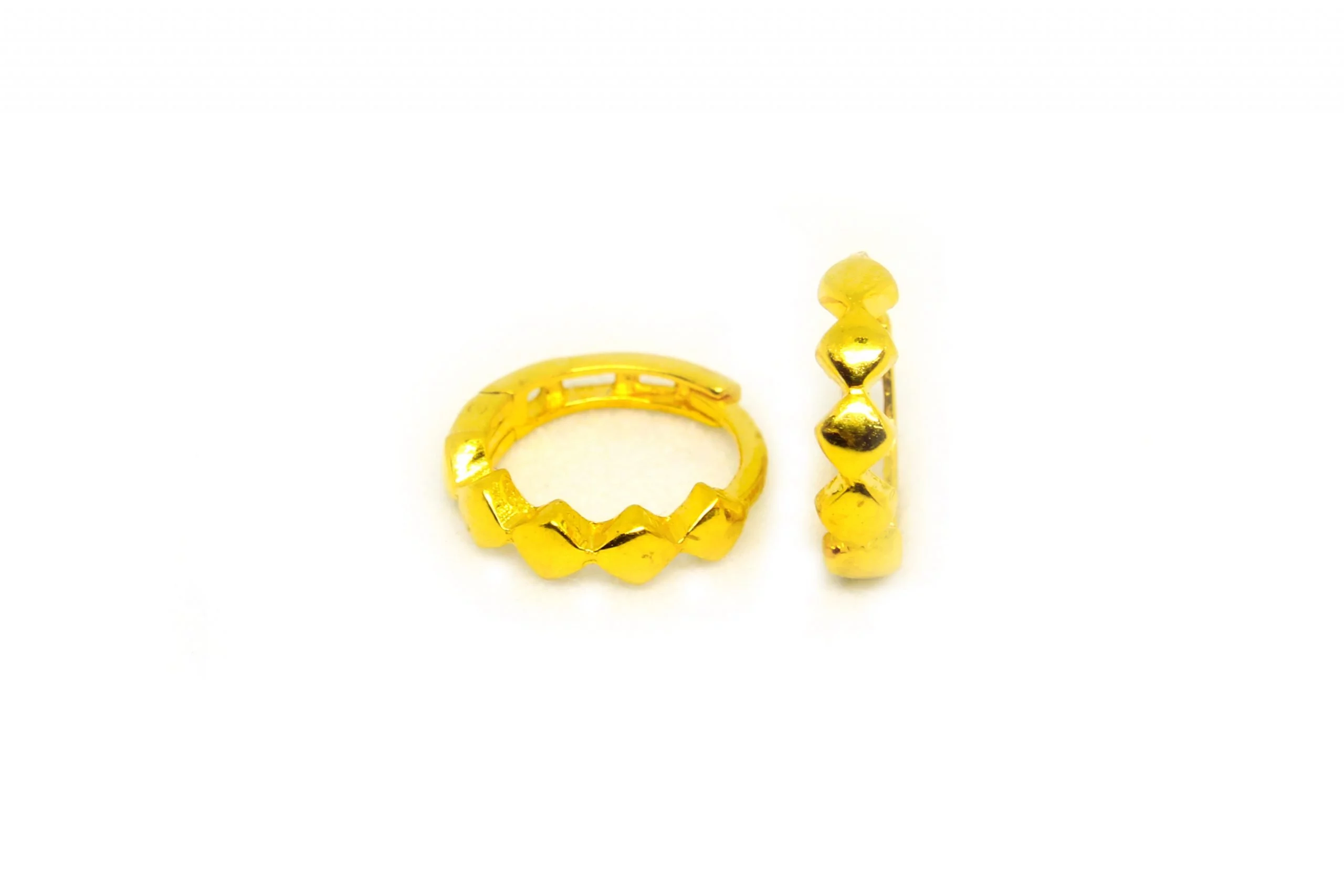 Plain Gold Bali 0.740 g 18 kt