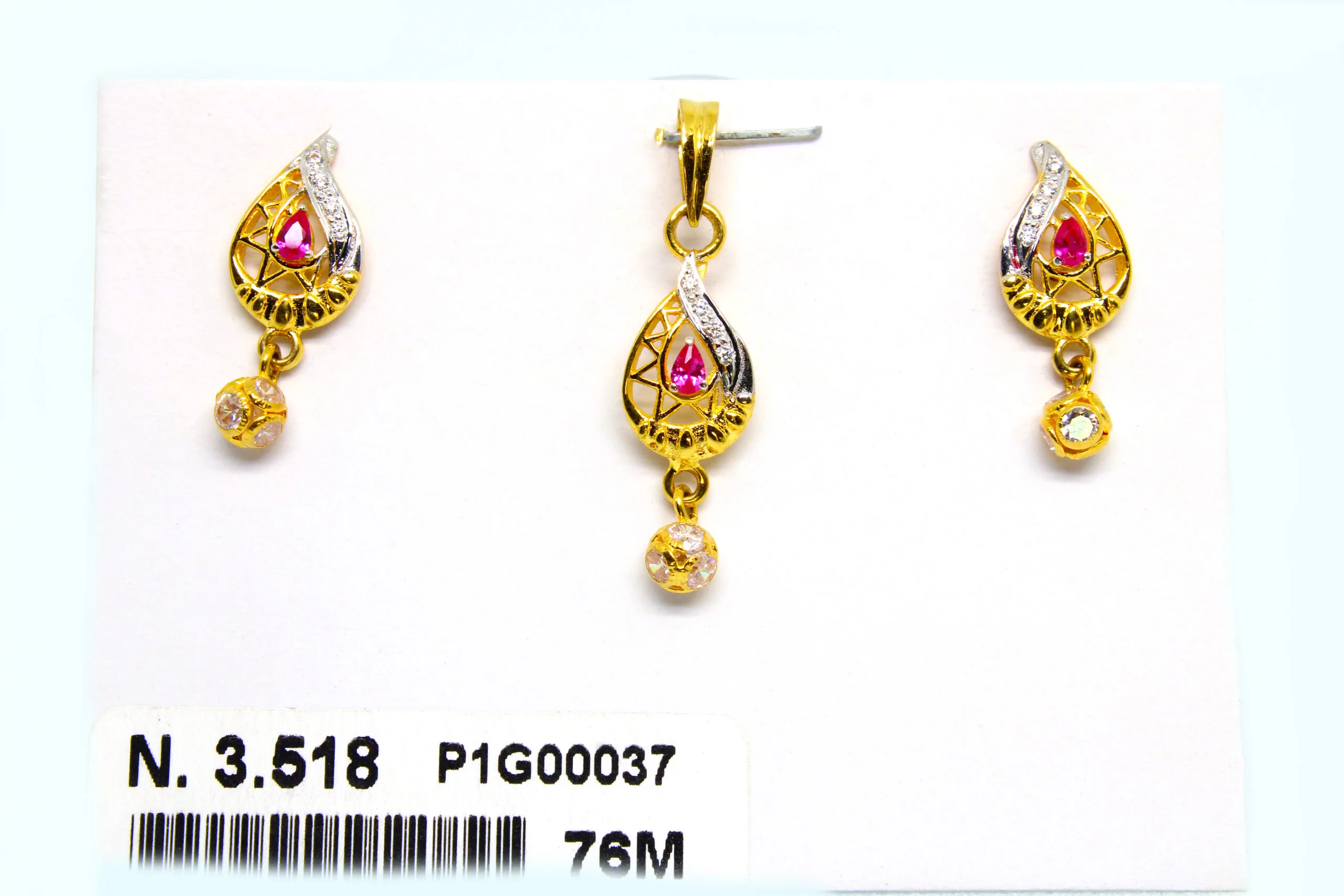 Diamond Pendal Set 3.518 g