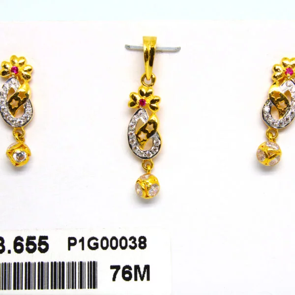 Diamond Pendal Set 3.655 g