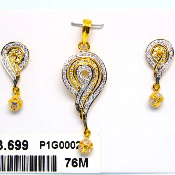 Diamond Pendal Set 3.699 g