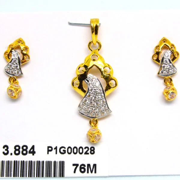 Diamond Pendal Set 3.884 g
