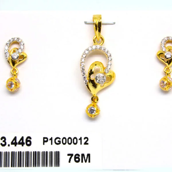 Diamond Pendal Set 3.446 g