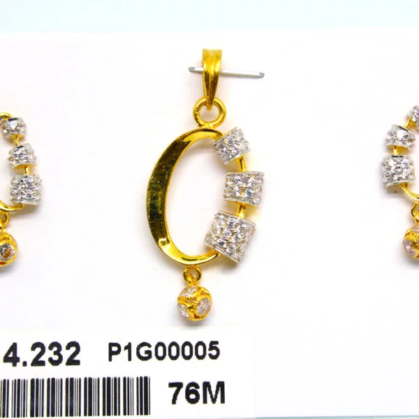 Diamond Pendal Set 4.232 g