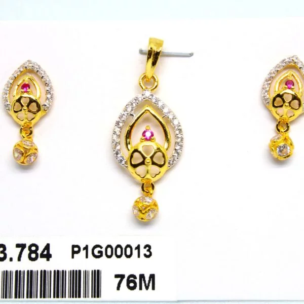 Diamond Pendal Set 3.784 g