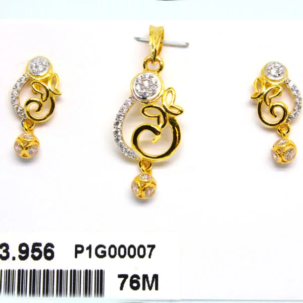 Diamond Pendal Set 3.956 g