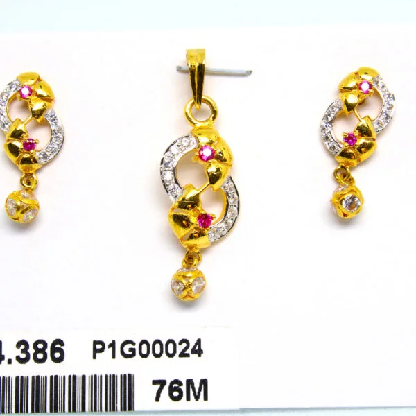 Diamond Pendal Set 4.386 g
