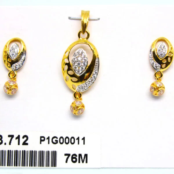 Diamond Pendal Set 3.712 g