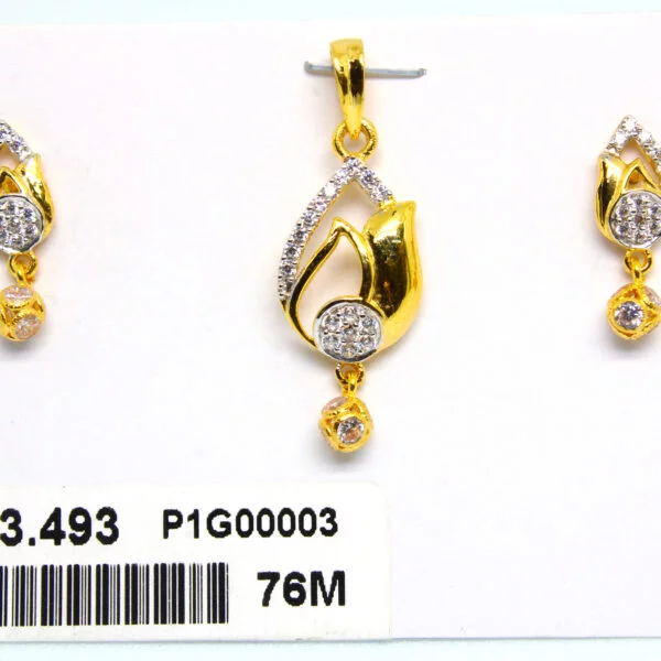 Diamond Pendal Set 3.493 g