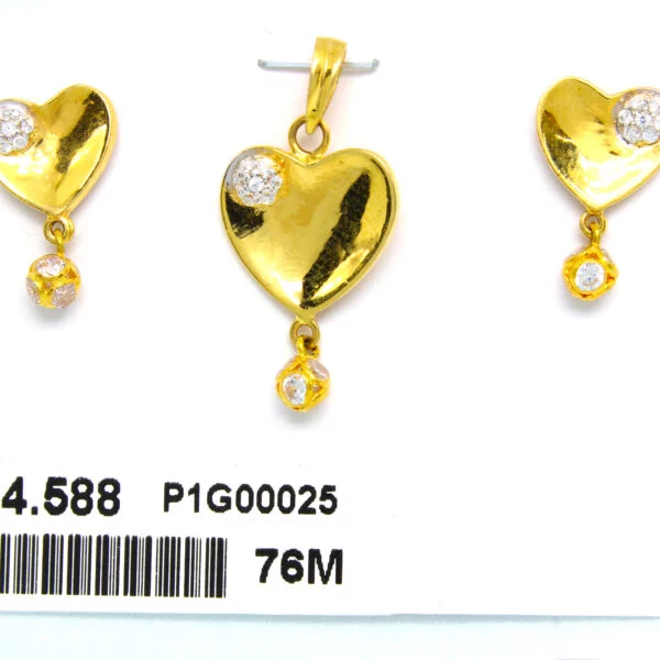 Diamond Pendal Set 4.588 g
