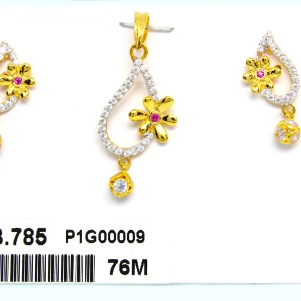 Diamond Pendal Set 3.785 g