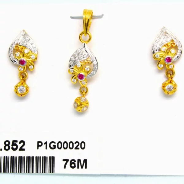 Diamond Pendal Set 3.852 g