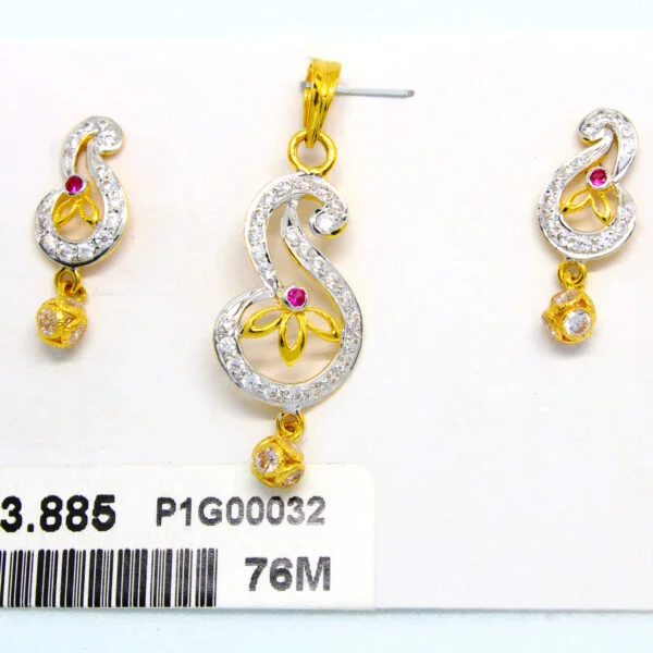 Diamond Pendal Set 3.885 g